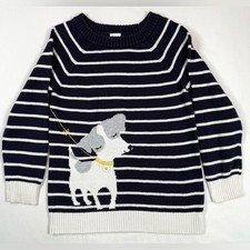 GYMBOREE Girls Best In Show Dog Stripe Sweater S Discontinued Hard To Find Rare