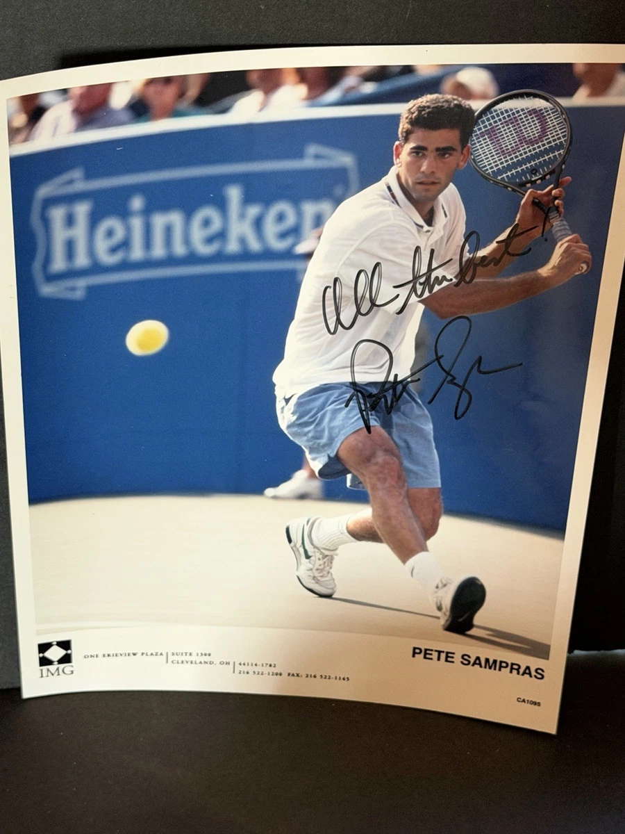 Pete Sampras Tennis Autographed Photos for sale | eBay