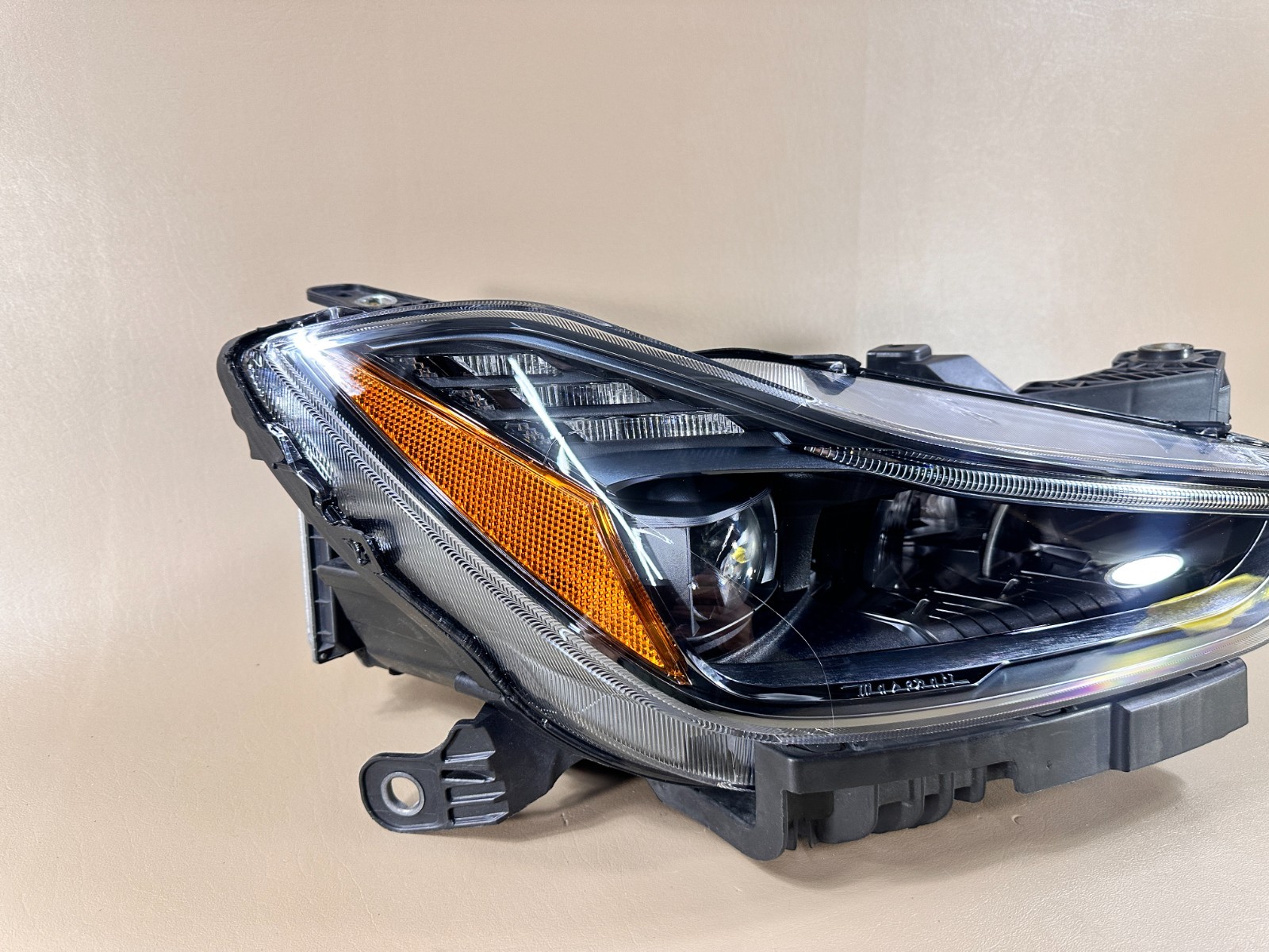 Mint! 2018-2024 Maserati Ghibli Right Dark Chrome LED Headlight OEM 19 20 21 22