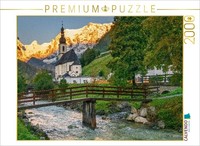 Calvendo Puzzle The Painter's Corner With Glowing Mountains | 2000 Pieces, Finis