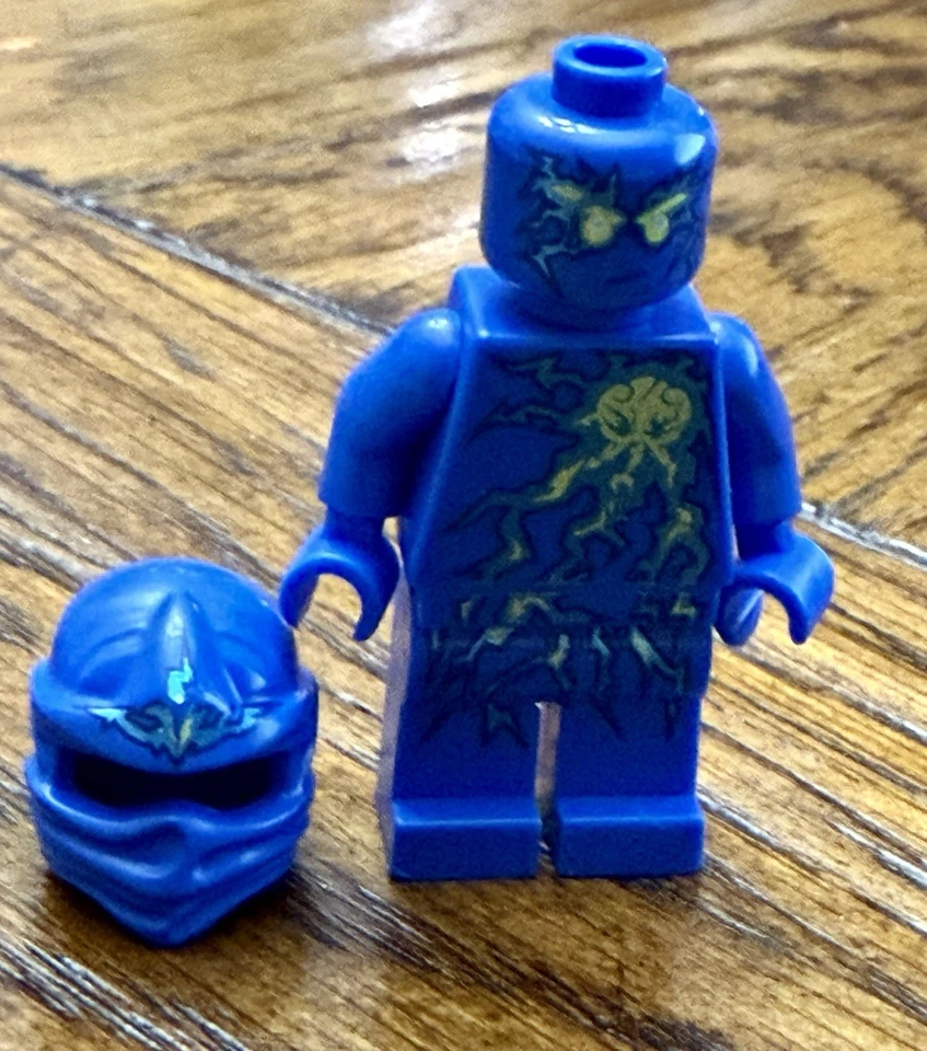 Lego Ninjago NRG Jay Minifigura Rise of the Snakes Blue Lightning Ninja 9570 Foto 3 de 3