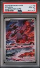 CARTE POKÉMON : GROUDON - AR - 199/182 - FAILLE PARADOXE - PSA 10