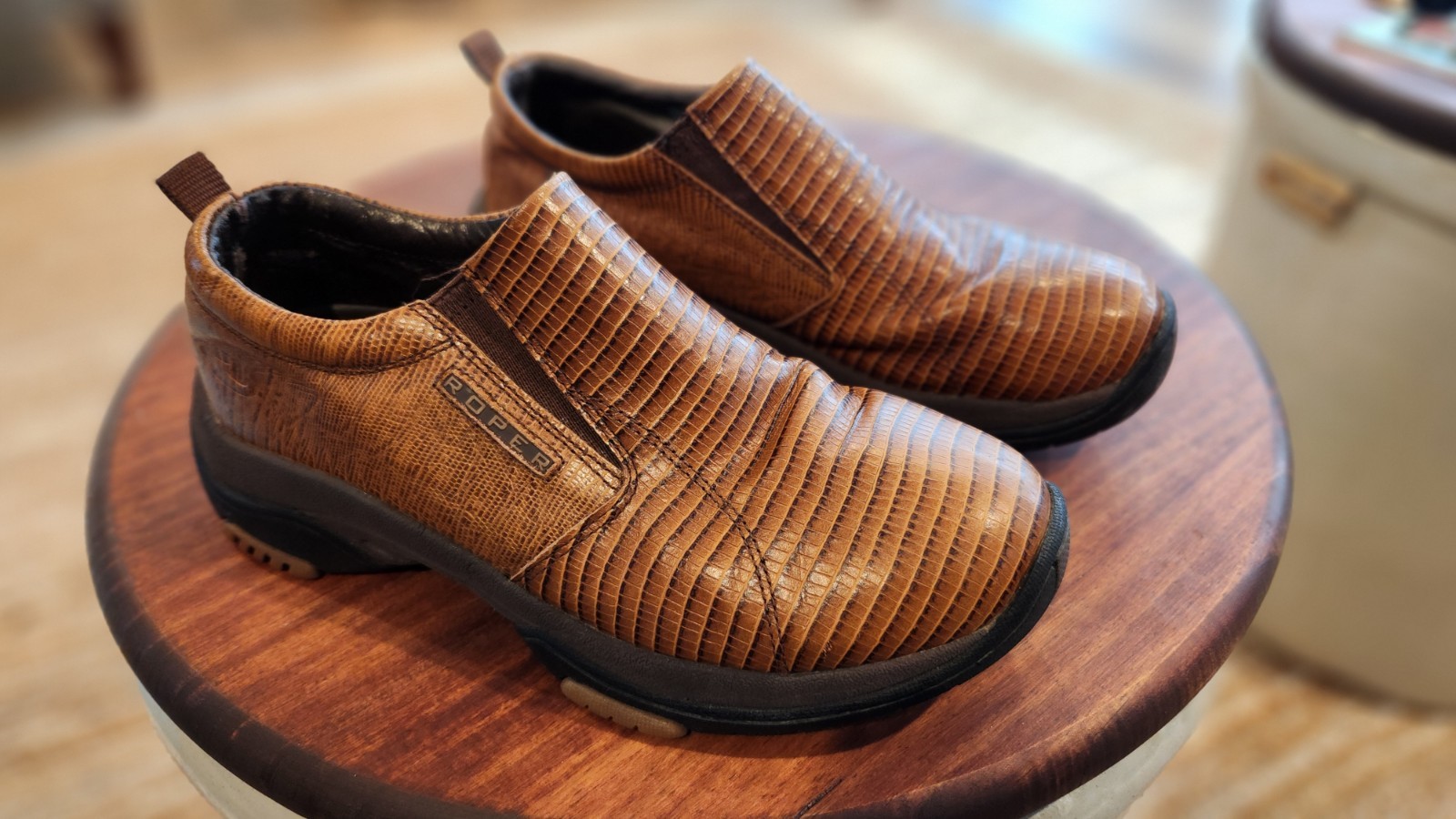 ROPER Performance Embossed Snakeskin Slip On Wome… - image 3