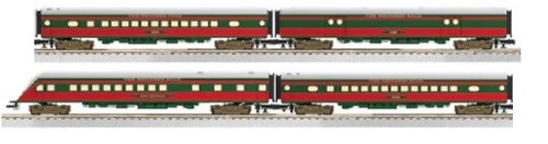 Lionel 2427430 Polo Norte Central Navidad 18" Aluminio Pasajero Paquete de 4 NUEVO | Zustand: New