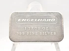 1oz .999 Fine Engelhard "No Serial Number Blank Back" Bar **Only 25,000 Made**