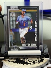 2026 Topps Celebration Black Border Walk This Way /10 Brenton Doyle Rockies