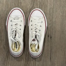 Youth 13 Converse Chuck Taylor All Star Low Top Sneakers White