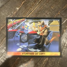 Topps Last Action Hero Trading Card #33 Cartoon Cat Cop 1993 Base Set Original