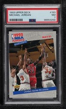 1993-94 Upper Deck NBA Playoffs Highlights Michael Jordan #193 PSA 7 HOF 0uk4