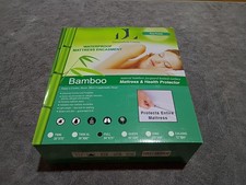 FULL Bamboo Mattress Protector Zippered Matress Encasement Waterproof Cooling