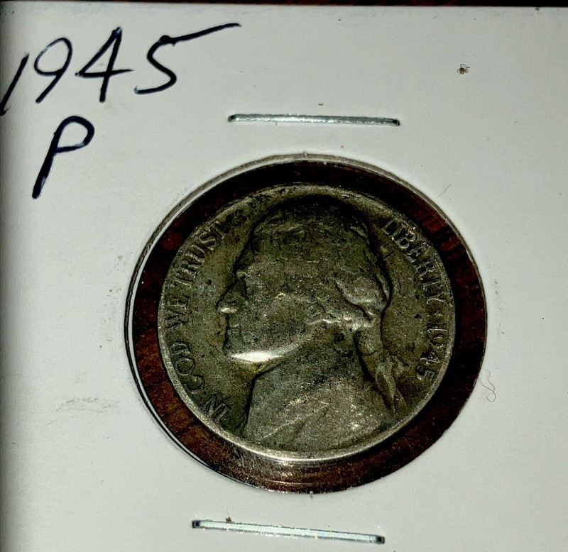 1945 p jefferson nickel • 35% silver • #76