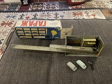 Vintage Tin Toy, Wind-up Parking Garage, Made in Russia, 1960s working & rare