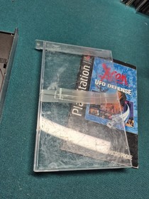 Playstation 1 PS1 X-Com UFO Defense Long Box CASE AND MANUAL ONLY NO GAME