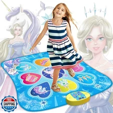 SUNLIN Dance Mat, Gifts Toys for Girls 3 4 5 6 7 8 Years Old, Fro