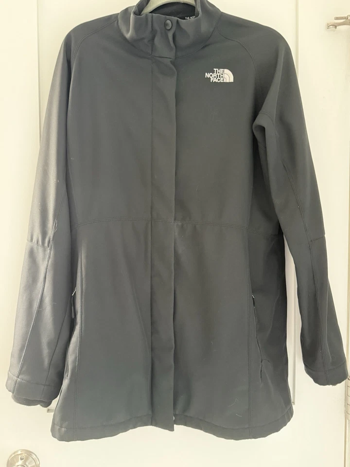 The North Face 女式 Apex XL 软壳夹克中号黑色 — 第 2/4 张图片