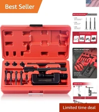 Versatile 13-Piece Chain Breaker Tool Set - Fits Chains 25 to 630, Portable Case