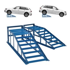 2 x Auffahrrampe Rampe blau bis 265er Räder extra breit 2000 kg pro Paar