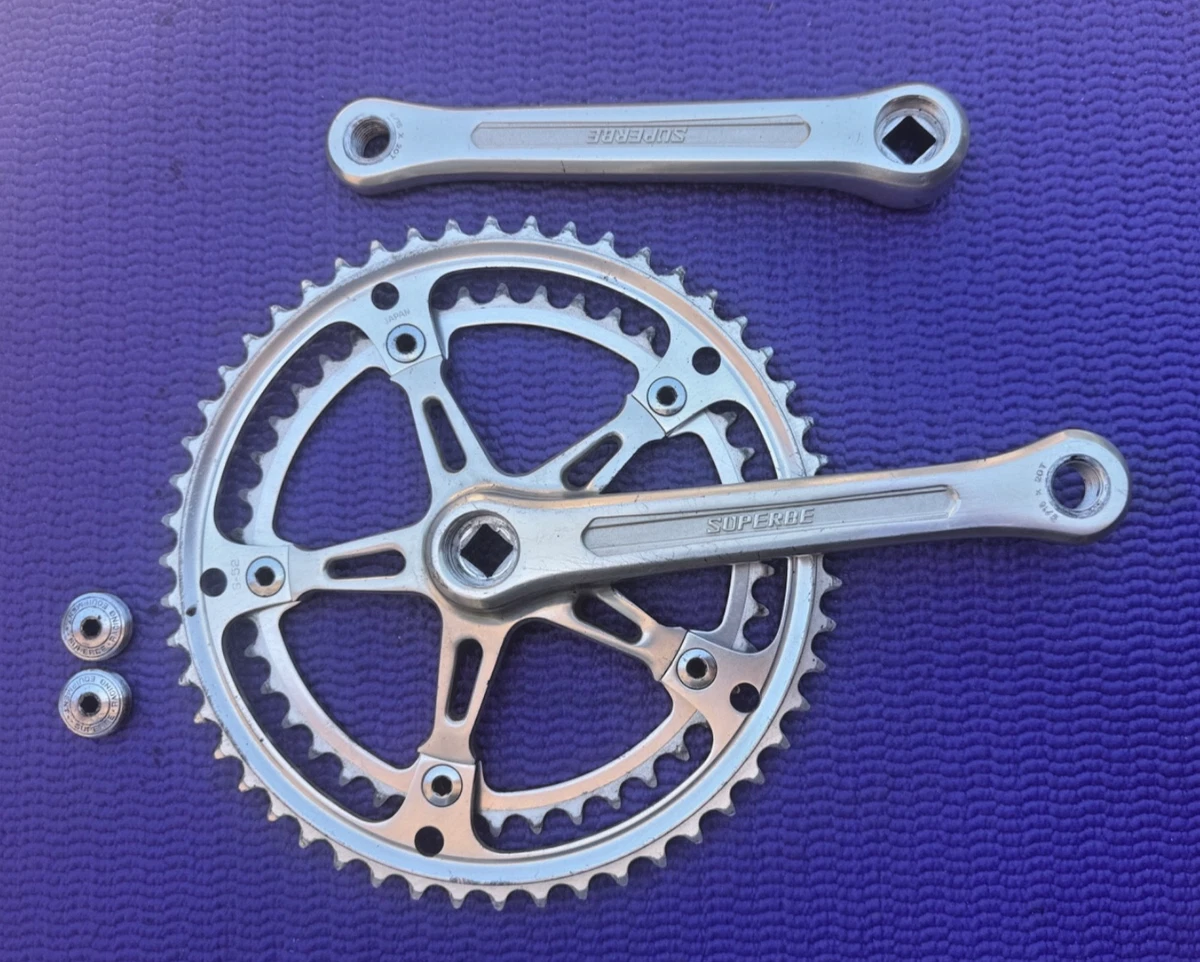 Suntour Bicycle Cranksets with Double Chainrings 170 mm Crankarm