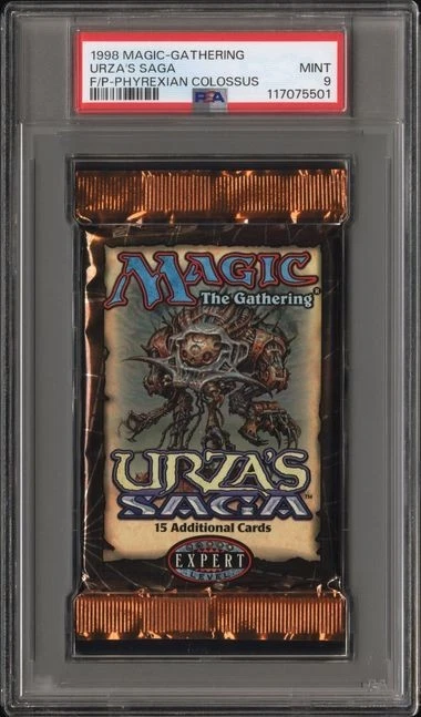 Magic: The Gathering Wizards of the Coast Urza's Saga Sealed