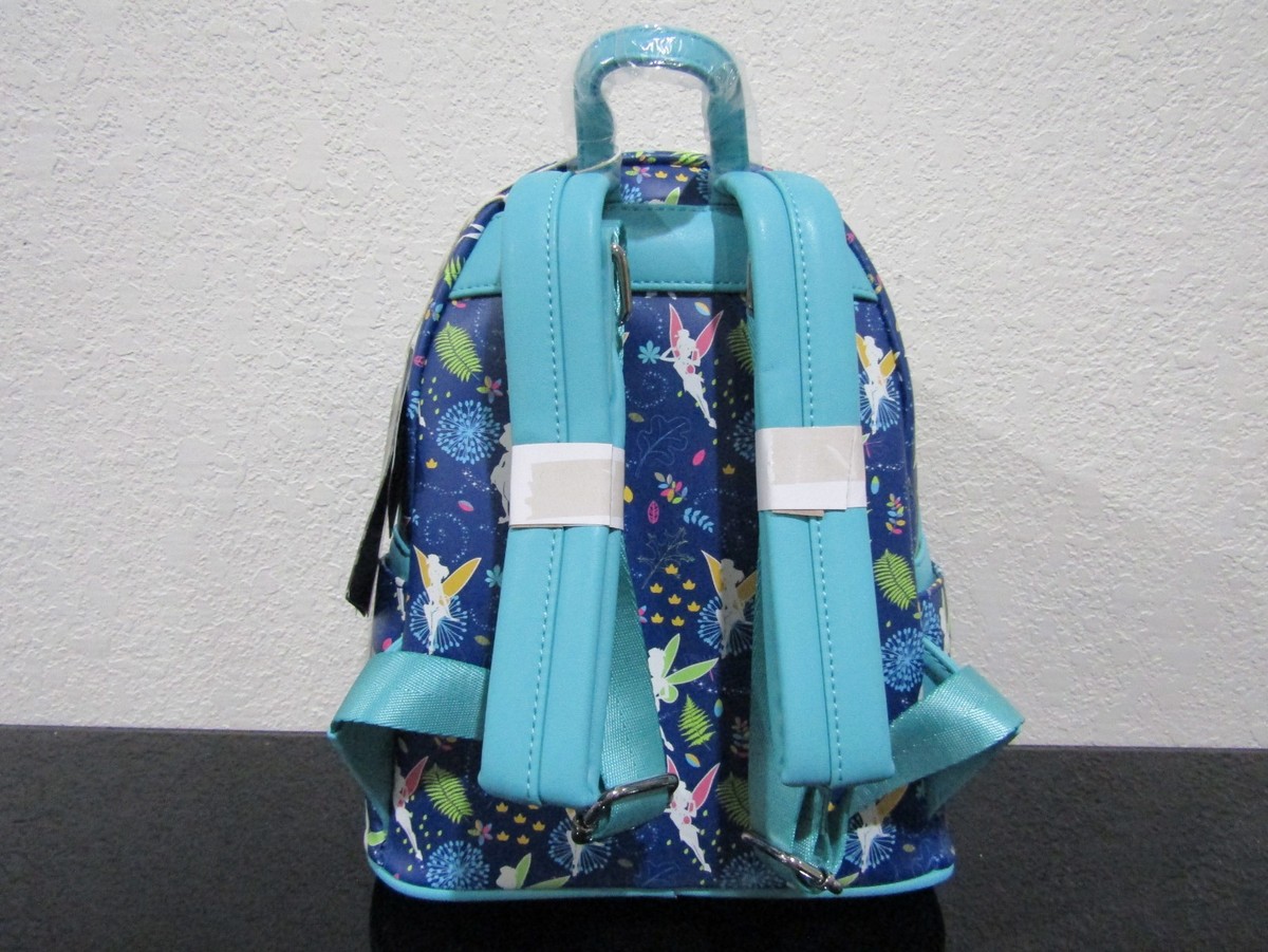 Loungefly Disney Peter Pan Teal Tinkerbell Glow In The Dark Mini Backpack NWT Loungefly Peter Pan You Can Fly Glow Mini Backpack - Comic Spot main image 4
