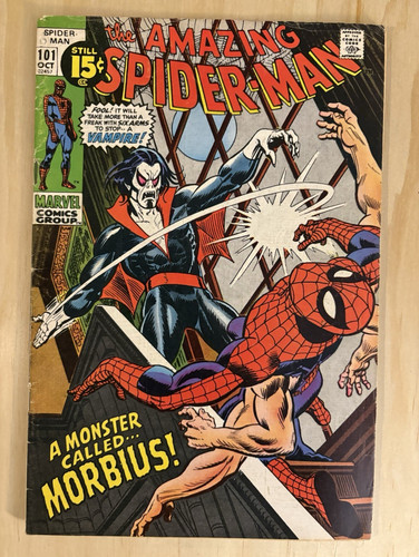 Marvel Comics The Amazing Spider-Man #101 (1971) “A Monster Called... Morbius!”