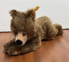 Vintage Steiff URS Brown Bear Mohair Plush 12" Button in Ear 1210/25
