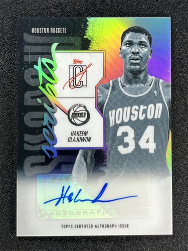 2025 Topps Signature Hakeem Olajuwon Base (RAW)