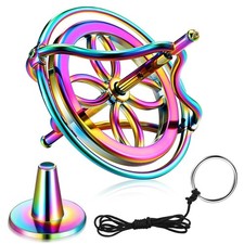 Norme Christmas Gyroscope Toy Metal Anti Rotating Desk Gyroscope Flying Motio...
