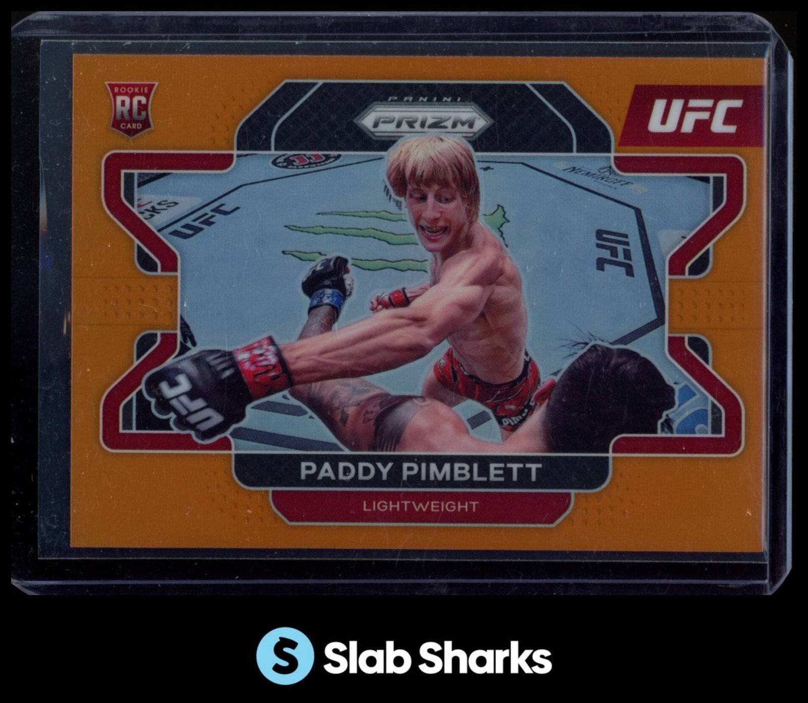 2022 PANINI PRIZM UFC #88 PADDY PIMBLETT ORANGE PRIZM RC ROOKIE /99