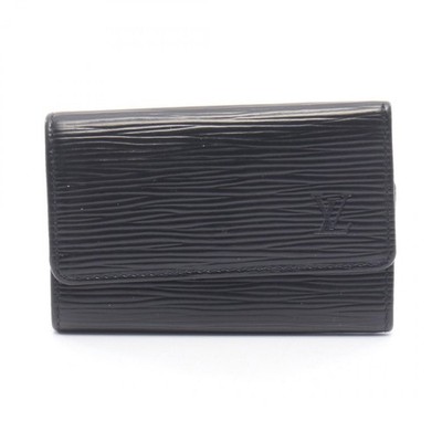 LOUIS VUITTON Multicles 6 Key Holder Case M63812 Epi leather Black Used Women LV