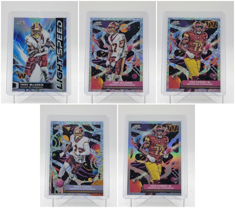 [5] CONERLY JR. / MCLAURIN 2025 TOPPS COSMIC CHROME ROOKIE NUCLEUS Q5849