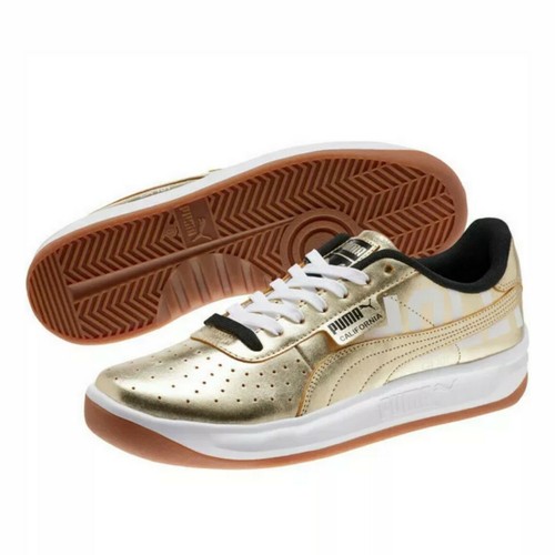 PUMA New California Hollywood CA 101 Gold Black Gum Bottom Men's size 8.5 |  eBay