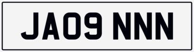   JAN   JANE JANEY JANICE JANET PRIVATE REGISTRATION CAR NUMBER PLATE JA09 NNN