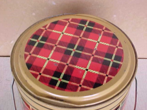vintage standard cooler ice chest plaid tartan car cruise rv display camper - Picture 15 of 16