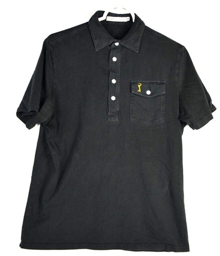 Criquet Herren Poloshirt Größe S Bio Baumwolle Schwarz Kurzarm The Players