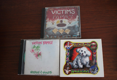 Victim's Family - White Bread Blues, Apocaliscious, Voltage and Violets, 3 CD's