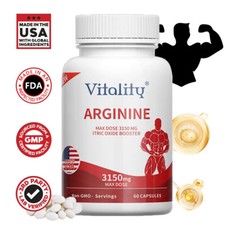 Óxido Nítrico LArginina 3150mg Pre Entrenamiento