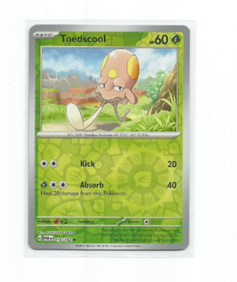 その他  rift TOEDSCOOL 2023 POKEMON PARADOX RIFT REVERSE HOLO CARD #16/182 | eBay
