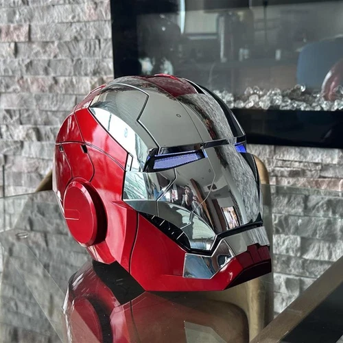 MK5 Helmet AUTOKING Iron Man 1:1 Wearable Mask Voice Control Cosplay Props Gift - Picture 5 of 24