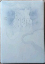 TED KLUSZEWSKI 2022 Leaf Game Used Lumber PRINTING PLATE SP #1/1 Reds Redlegs of
