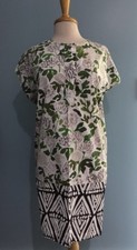 NEW Anthropologie Floral Shift Dress Size Medium Z140-21