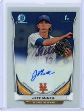2014 Bowman Chrome Prospect Auto BCAP-JMC Jeff Mcneil