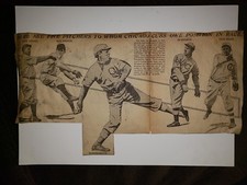 Cubs 1908 Picthers Collage Mordecai Brown Ed Reulbach Chick Fraser Jack Pfesiter