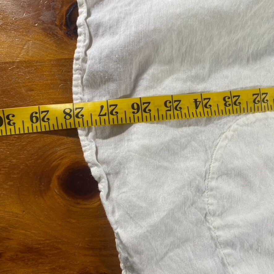 Coldwater Creek Womens Popover Top Linen Tunic Wh… - image 5