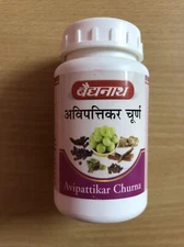 Baidyanath AVIPATTIKAR Churna 60 Gm Cures Hyperacidity and Gas FREE SHIP