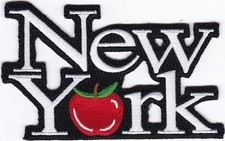 50 Pcs New York / Apple Embroidered Patches 4.3"x2.75" iron-on