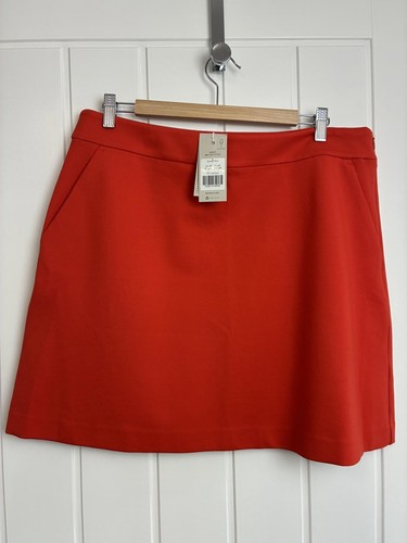 Boden Minirock rot A-Linie stretchig UK 18R