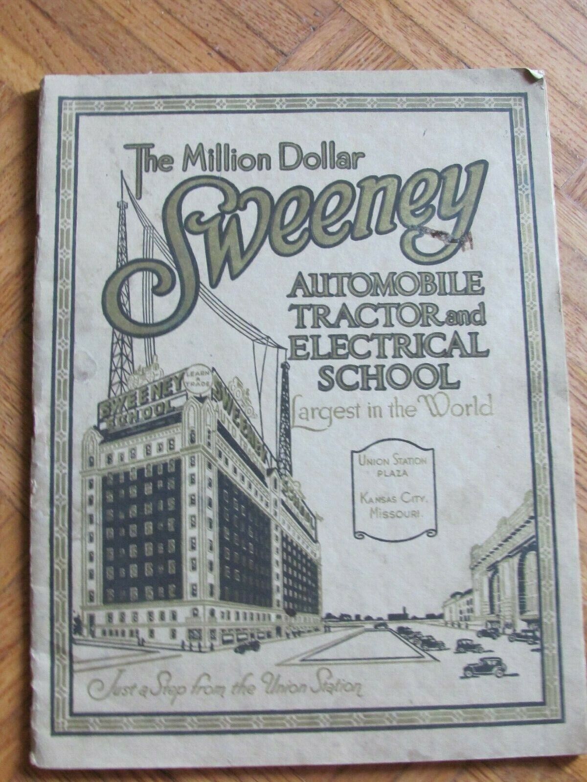 1923 SWEENEY AUTOMOBILE TRACTOR ELECTRICAL SCHOOL KANSAS CITY INFO BOOK 
