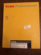 Kodak Professional Polycontrast III RC Black  White Photo Paper 8 x 10 - OPENED