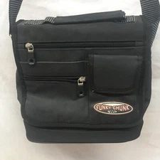 Vintage 90s FUNKY CHUNK Crossbody Bag With Cosemetic Organizer